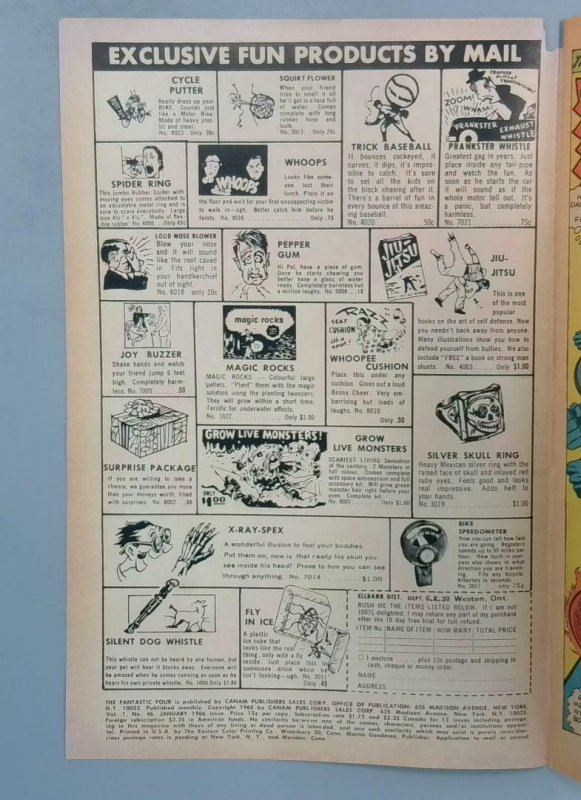 Fantastic Four #46 VG+ ? 1st Black Bolt ? Marvel Comics 1966 JR1