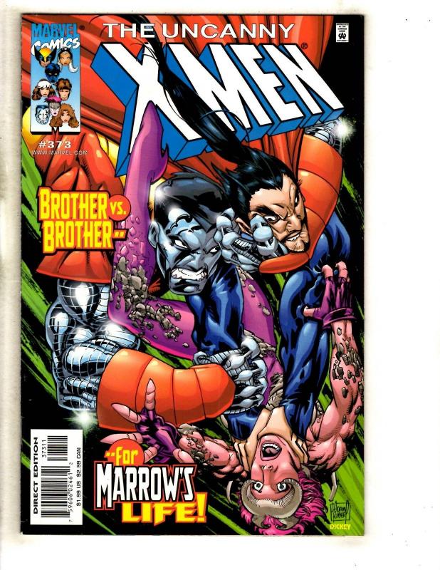 6 Uncanny X-Men Marvel Comic Books # 368 369 370 371 372 373 Wolverine CR55