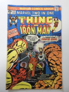 Marvel Two-in-One #12 (1975) VG Condition MVS intact! indentations fc