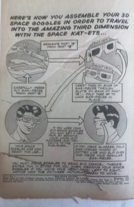 Space Kat-Ets #1 (1953)one shot 3-D space comic..No !no glasses.
