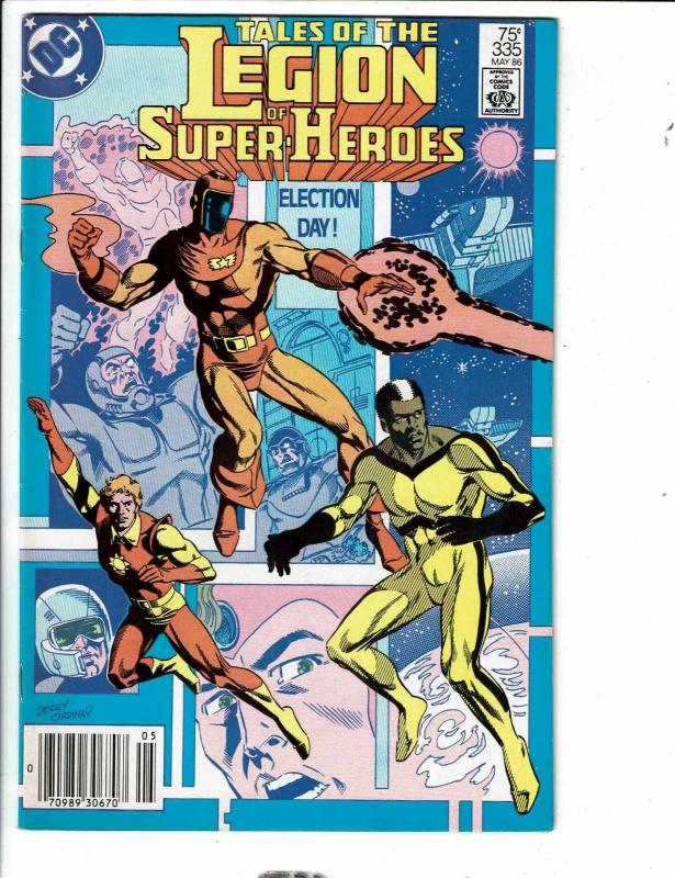 6 Tales Of Legion Of Super-Heroes DC Comic Books # 335 336 337 338 339 342 JG4