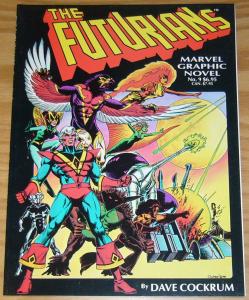 Marvel Graphic Novel #9 VF futurians by dave cockrum - 2nd print 1983