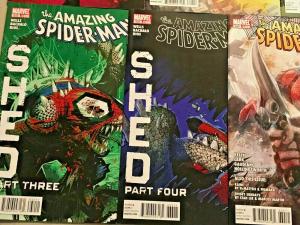 AMAZING SPIDER-MAN#627-637 NM LOT 2010 MARVEL COMICS