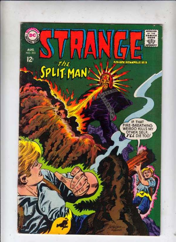 Strange Adventures #203 (Aug-67) VF- High-Grade The Split-Man