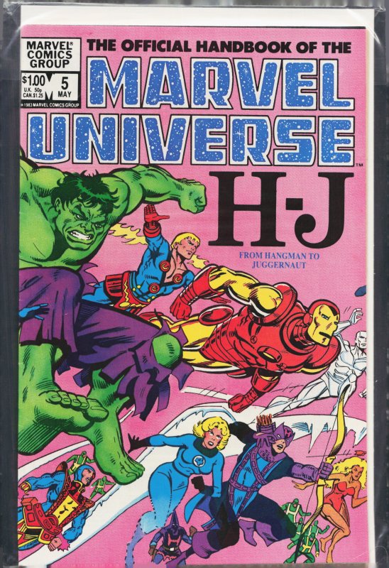 The Official Handbook of the Marvel Universe #5 (1983) Hulk