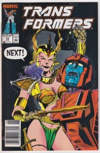 The Transformers #53 (1989) Jim Lee cover, Newsstand!