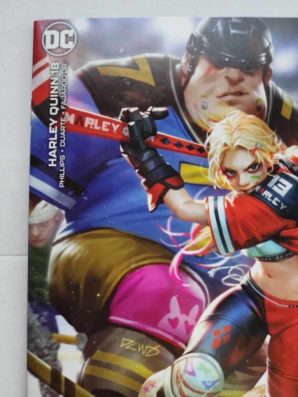 HARLEY QUINN VOL 4 ISSUE 18 TASK FORCE XX PART 1 DERRICK CHEW CARD STOCK VARIANT