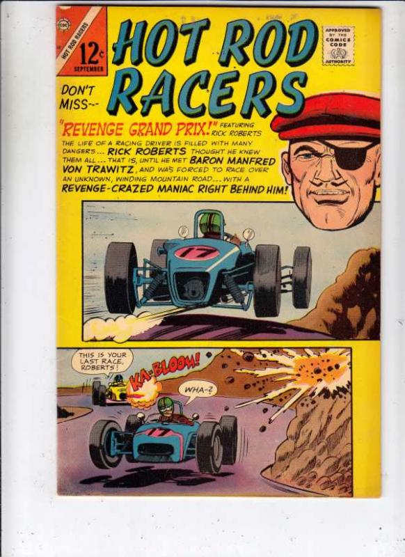 Hot Rod Racers #10 (Sep-66) FN/VF+ High-Grade Rick Roberts, Clint Curtis