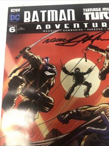 Batman Teenage Mutant Ninja Turtles 6 Signed Neal Adams • VF / NM IDW Publishing