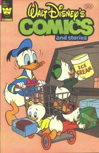 Walt Disney's Comics and Stories #492 VG ; Whitman | low grade comic Donald Duck