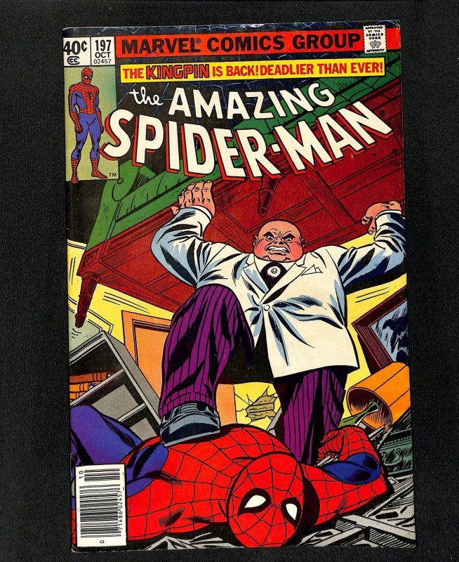 Amazing Spider-Man #197 Kingpin is back! Deadlier than Ever!