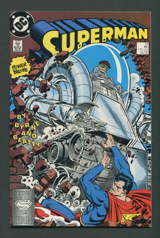 Superman #19 /  9.6 NM+  July 1988