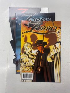 3 Zorro DYNAMITE comic books #1 2 3 20 KM26