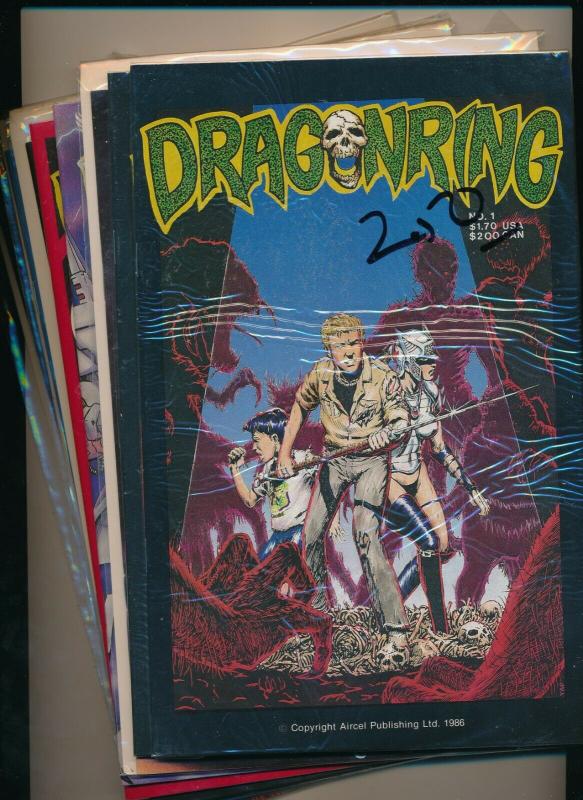 AIRCEL Lot of 8-DRAGONRING #1,2 Vol 2#1-2,4,#4-6, FINE/VERY FINE (PF841) 