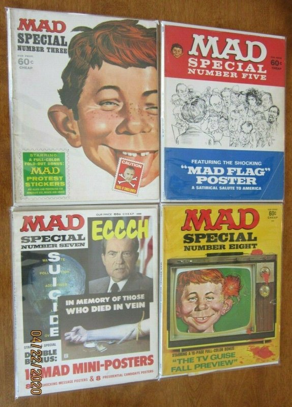 Mad magazine super specials lot from:#3-26 18 different (1970-78)