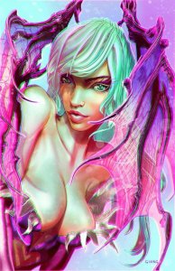 DARKSTALKERS MORRIGAN #1 JOHN GIANG EXCLUSIVE VIRGIN VARIANT W/COA NM.