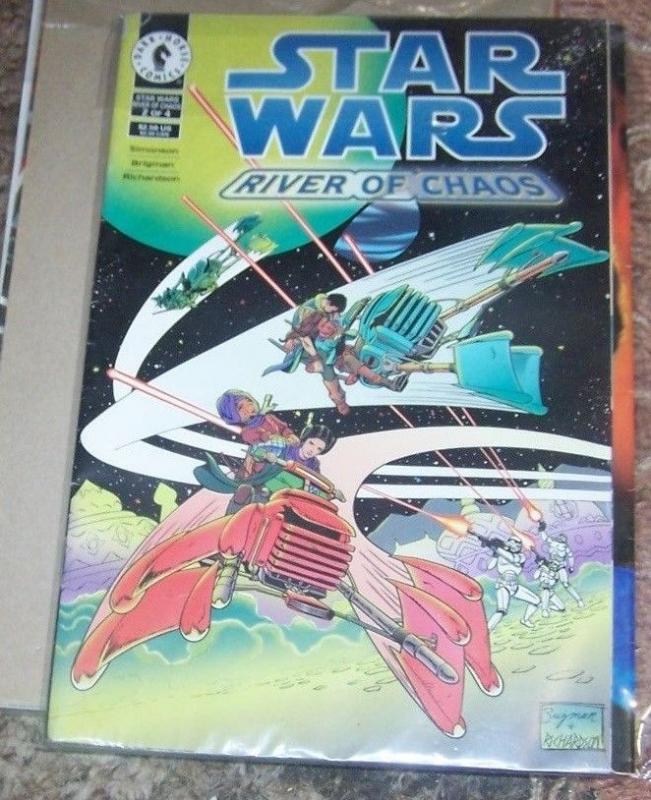 Star Wars: River of Chaos #1 +2 1995, Dark Horse JEDI  PALPATINE EMPIRE REBELS