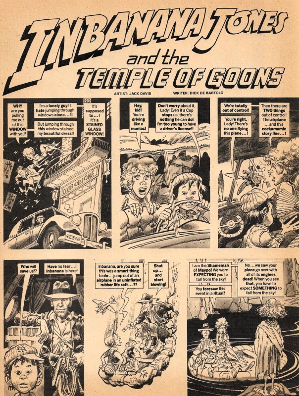 MAD Magazine #250 (Oct1984) 8.0 VF  'Inbanana Jones & Temple of Goons ...