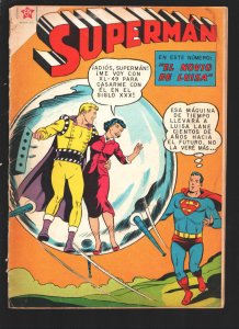 Superman #166 1959-ER-Vintage stories-Centerfold loose-Published in Mexico-Sp...