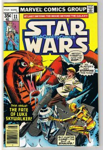 STAR WARS #11, NM-, Luke Skywalker, Darth Vader, 1977 1978, more SW in store