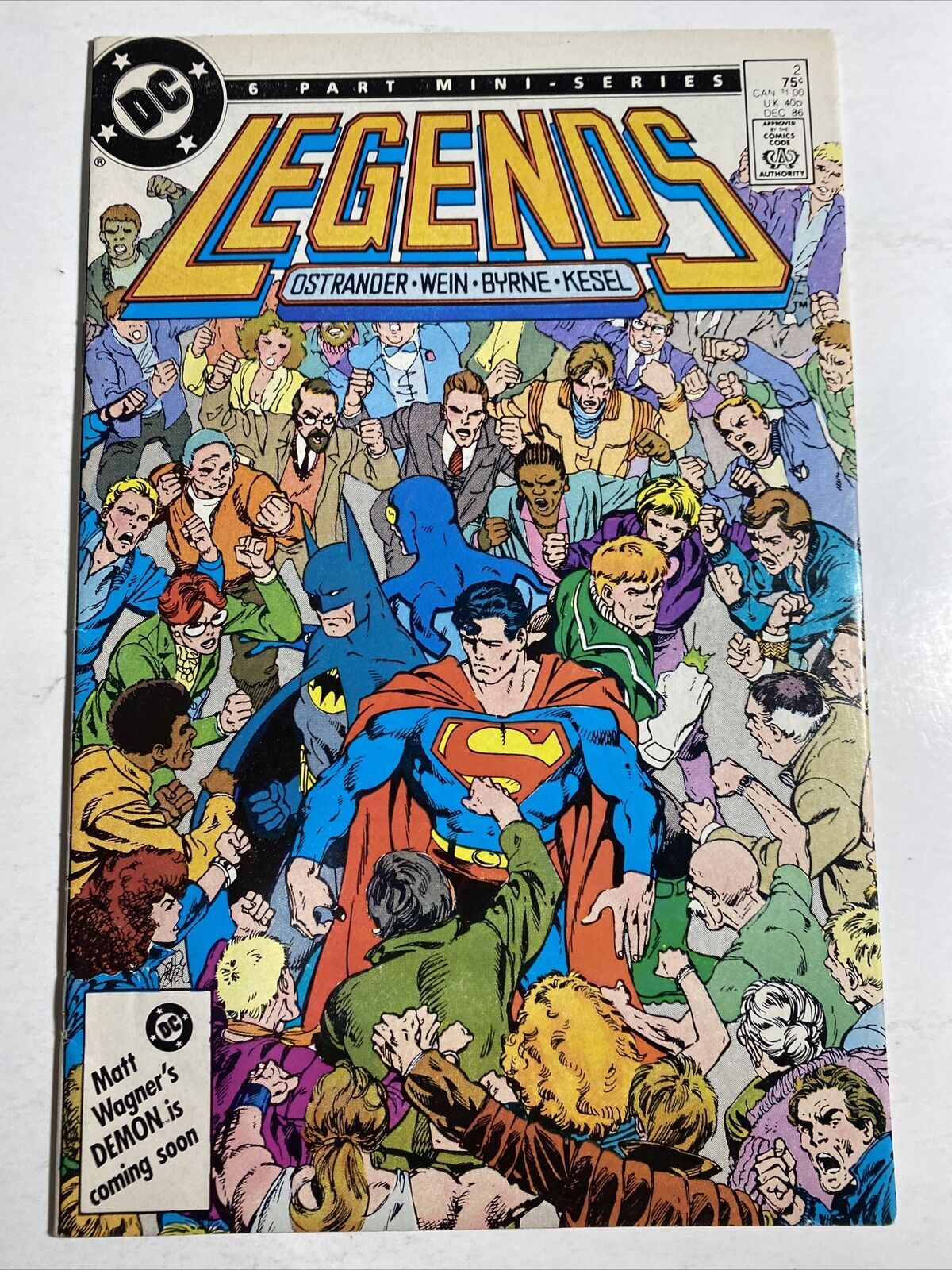 Legends 2 John Byrne Batman Superman DC Copper AGE James Gunn Comic