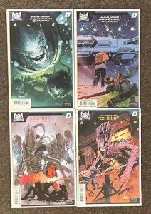 Alien #1,2,3,4 Marvel Comics Declan Shalvey Lot