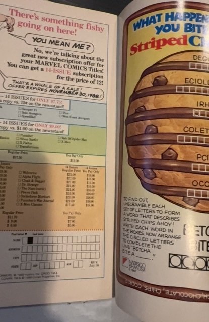 Wolverine #1 (1988)1st app of Patch needs a little cleaning back