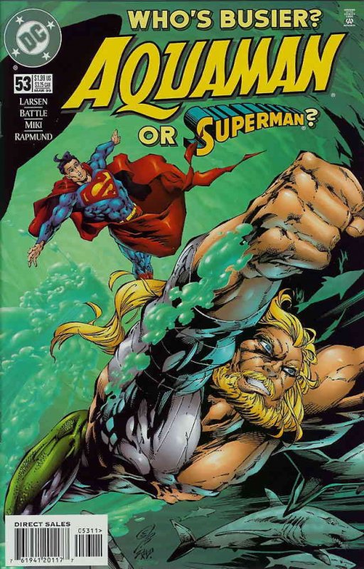 Aquaman (5th Series) #53 FN ; DC | Erik Larsen Superman