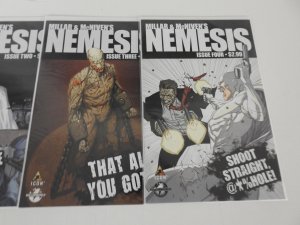 Millar & McNiven's Nemesis #1-4 Set (2010) Optioned! 1st App! Avg NM- Cond!