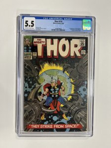 THOR 131 CGC 5.5 OW/W PAGES MARVEL 1966