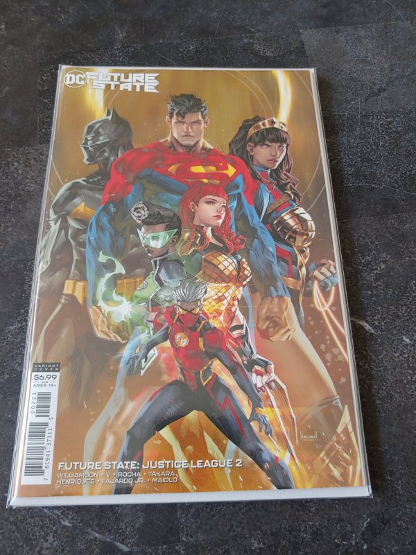 FUTURE STATE JUSTICE LEAGUE #2 (OF 2) CVR B KAEL NGU CARD STOCK VARIANT