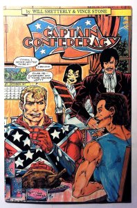 Captain Confederacy #4 (1986) SteelDragon Press 1st Print Comic Book