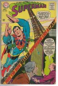 Superman #208 ORIGINAL Vintage 1968 DC Comics