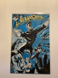 Legion Of Super-Heroes Very Fine Vf 8.0 Signed Lightle Dc Comics  