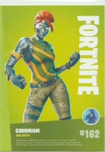 Fortnite Chromium 162 Rare Outfit Panini 2019 trading card series 1