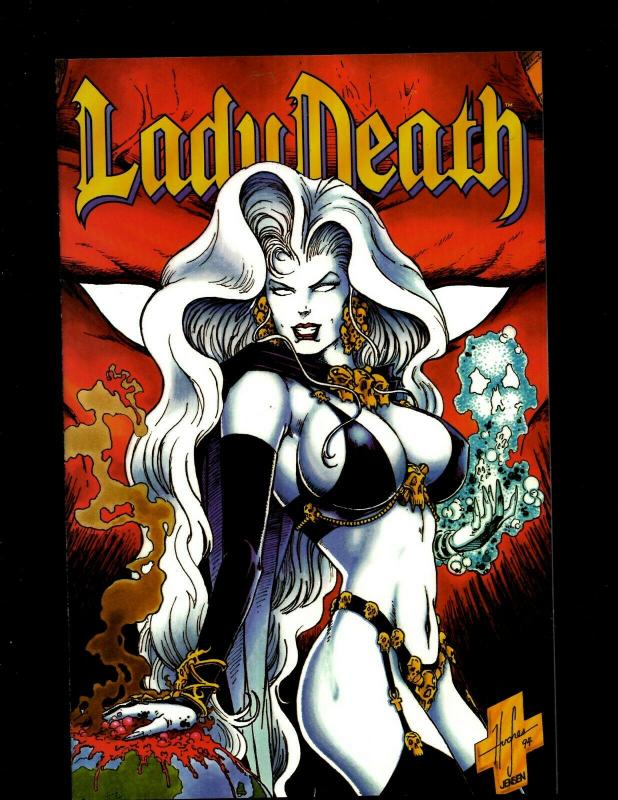 Lot of 11 Comics F-III Bandit 1 2 3 4 6 Lady Death 4 3 1 1 2 Lingerie 1 J398