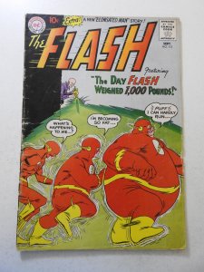The Flash #115 (1960) GD Cond moisture stains, cover detached, 1 in spine split