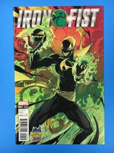 Iron Fist #1 Midtown Comics Exclusive - J. Scott Campbell Venomized Variant 2017