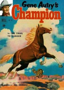 Gene Autry's Champion in The Trail to Danger