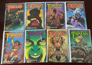 Tarzan comics Malibu lot 16 different books 8.0 VF 