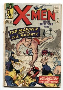 X-Men #6-1964-Sub-Mariner crossover-Silver-Age Marvel