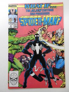 What If...? #4 (1989) The Alien Costume Possessed Spider-Man? VF+ Condition!