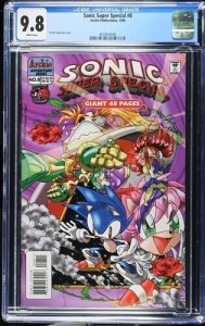 Sonic Super Special #8 1998 Archie Publications CGC 9.8 White Pages