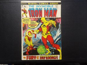 Iron Man #48 (1972) UK EDITION VG