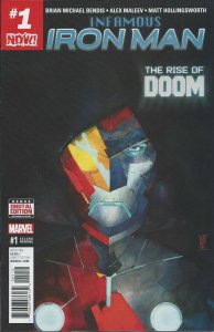 Infamous Iron Man #1 (2nd) VF ; Marvel | Bendis Maleev