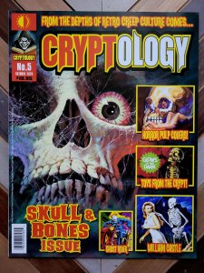 CRYPTOLOGY #5 Brand New (TwoMorrows 2025) Skull & Bones Issue Horror Magazine