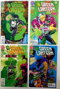 Green Lantern Lot 4 #51, 52, 54, 58 1994 DC 3rd Series 1st Print Comic Books