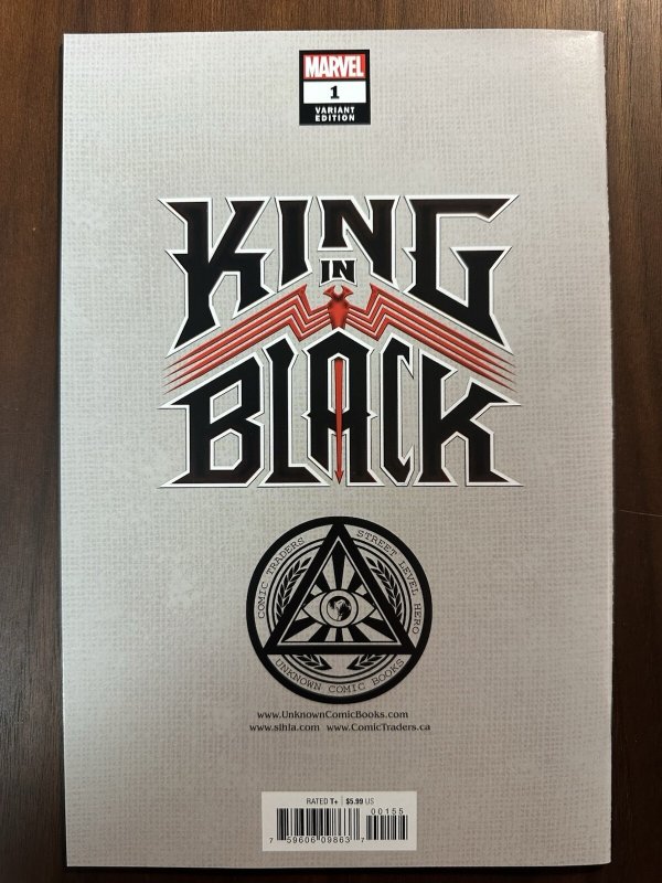 King in Black #1 VF Unknown Comics Tyler Kirkham Virgin Variant (Marvel 2020)
