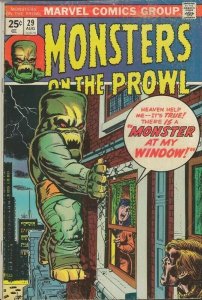 Monsters on the Prowl #29 ORIGINAL Vintage 1974 Marvel Comics