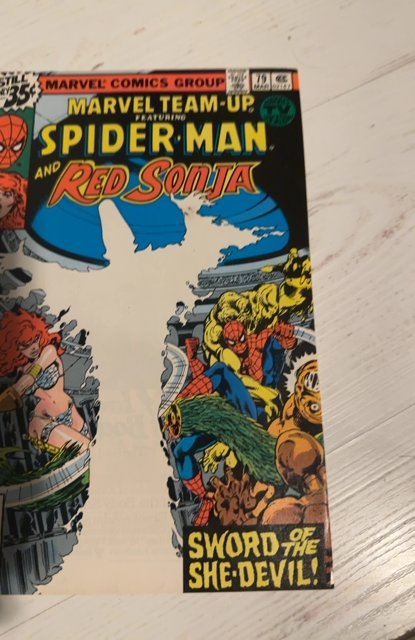 Marvel Team-Up #79 (1979)sword of the shedevil red Sonja